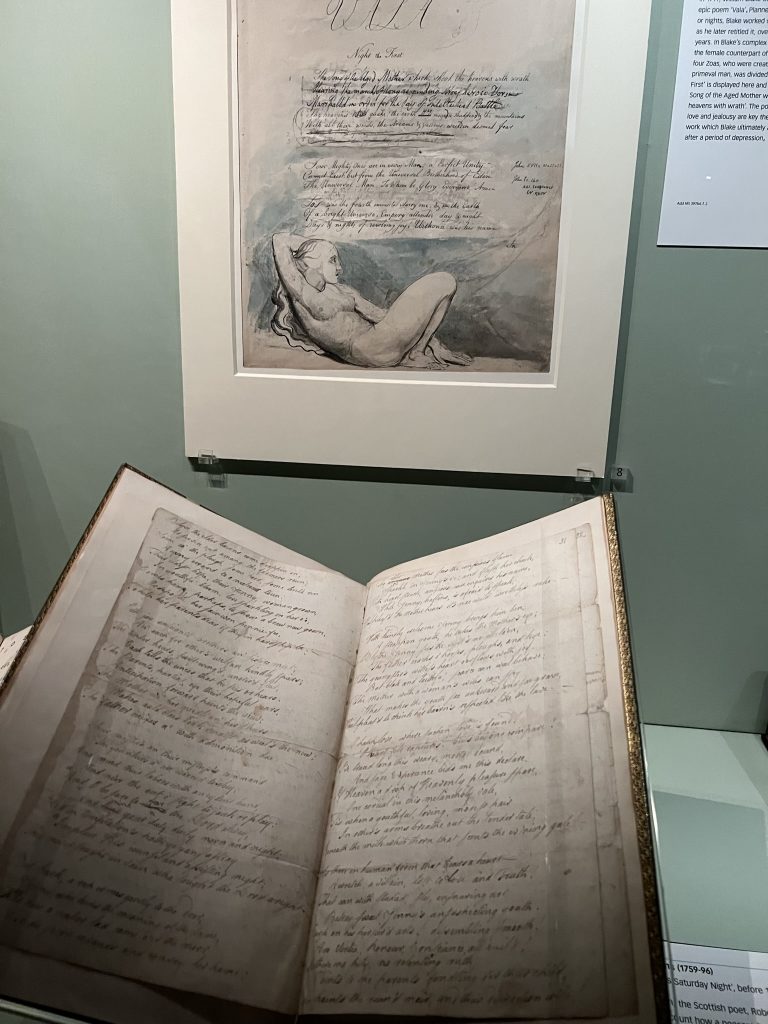 Writing and sketch by Robert Burns, Scottish Author and Poet.